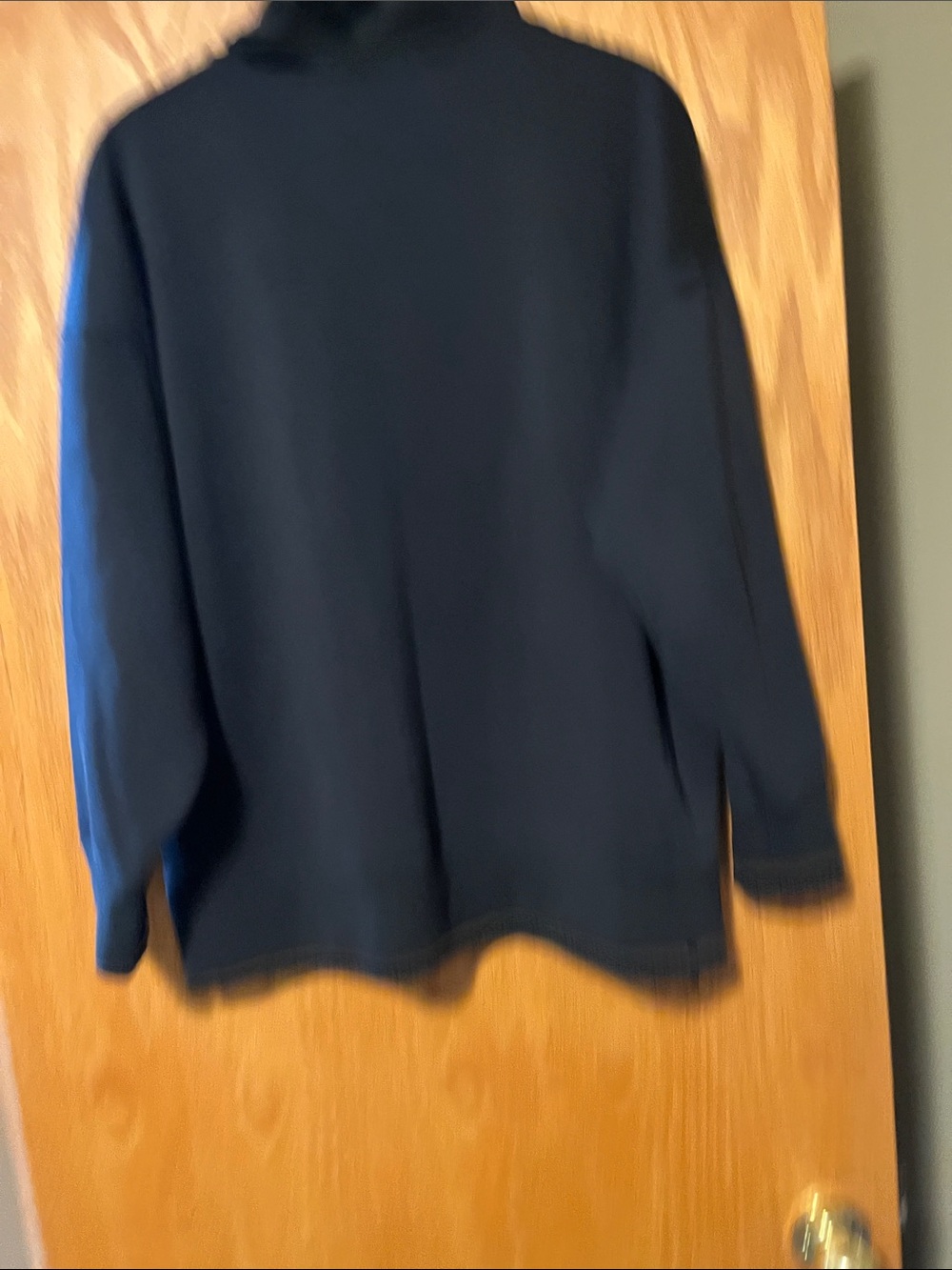 all in motion Black Ribbed-Neck Pullover Hoodie - Picture 12 of 12